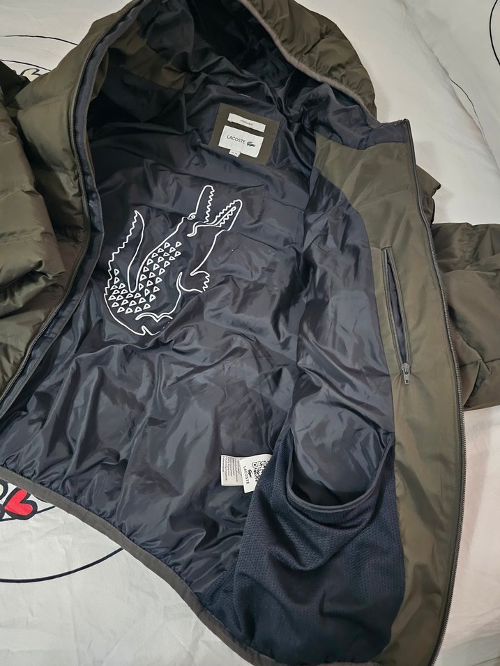 Kapüşonlu Fermuarlı Yeşil Erkek Mont - Görsel 5