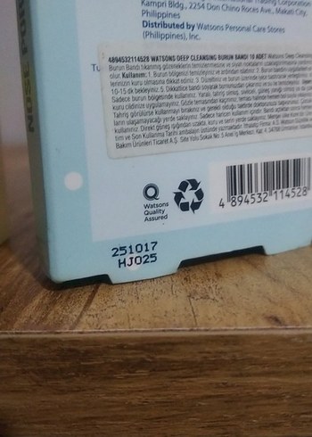 Diğer The Purest Solutions Temizleyici Yağ ve Watsons Burun Bandı