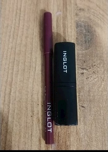Inglot Bordo Ruj ve Dudak Kalemi
