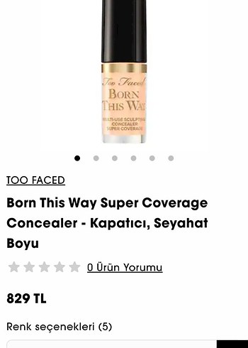 Too Faced Born This Way Super Coverage Kapatıcı - Seyahat Boyu