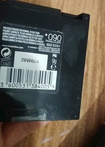 Beden Maybelline FIT Me Mat Pudra ve Makyaj Fırçası