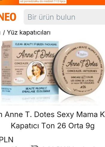 Anne T. Dotes Sexy Mama Kapatıcı Ton 26 Orta 9g