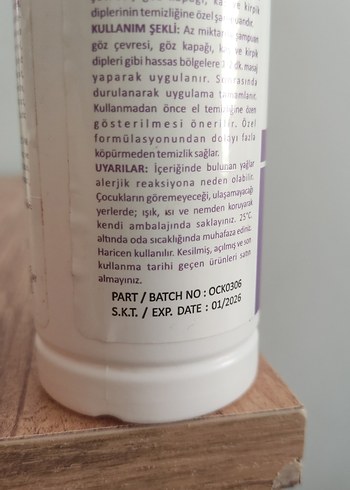 Beden TTO Thermal Soft Göz Çevresi Şampuanı 125ML