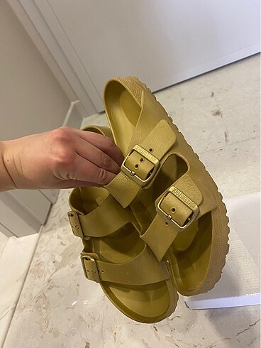 41 Beden altın Renk Birkenstock terlik