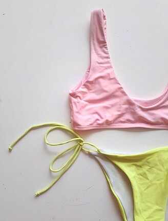 Pull and Bear NEON TAKIM BİKİNİ