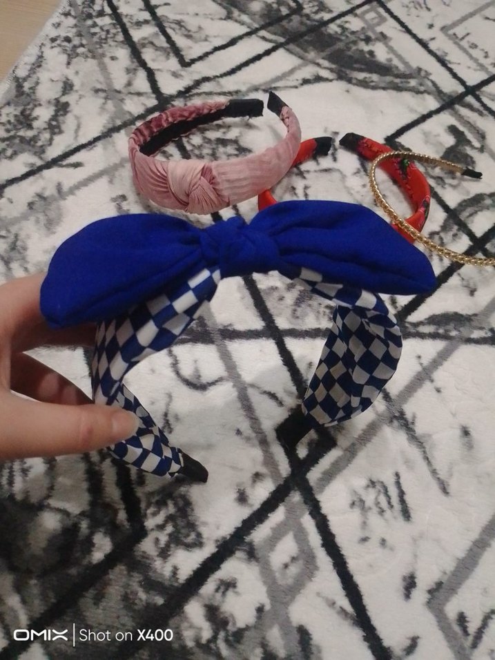 Renkli Kadın Saç Aksesuarları Fiyonk Detaylı - Görsel 3