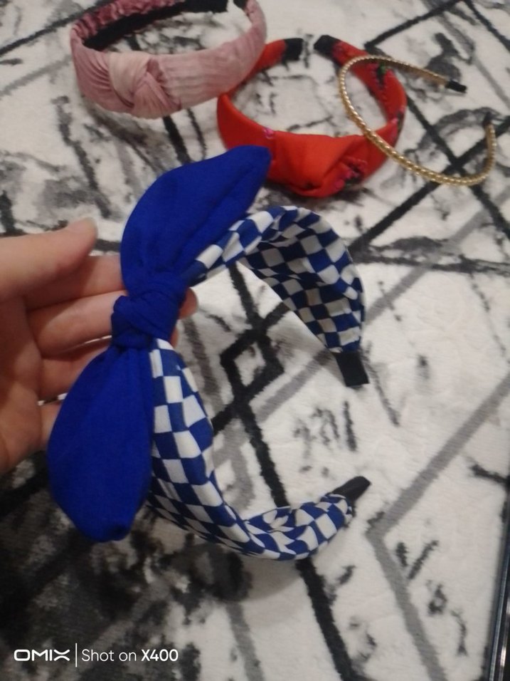 Renkli Kadın Saç Aksesuarları Fiyonk Detaylı - Görsel 2