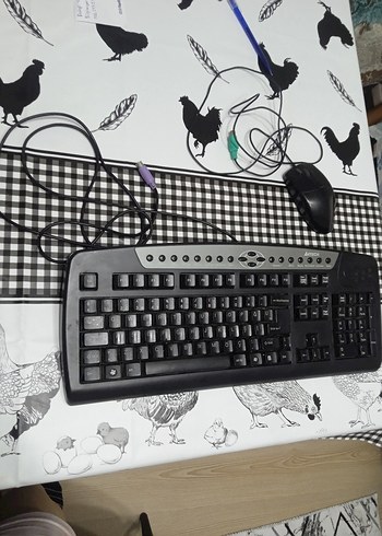 Siyah Kablolu Klavye ve Fare Seti - Görsel 4