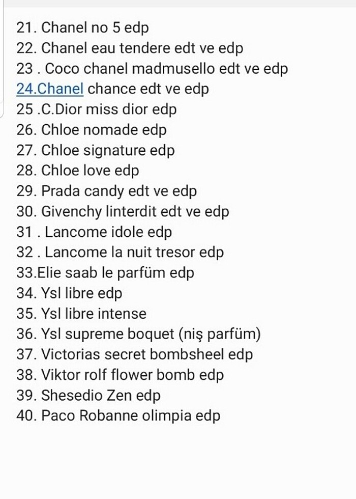 Dekant listesi için resmleri yana kaydırarak bakabilirsiniz  - Görsel 3