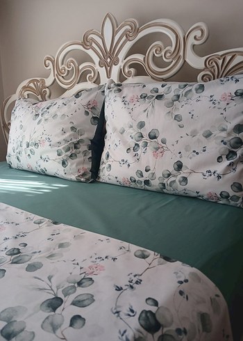 Diğer Yeşil Pastel Desenli Nevresim Takımı