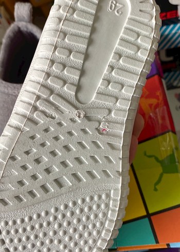 Kız Çocuk Pembe Sıcak Terlik Velcro - Görsel 3