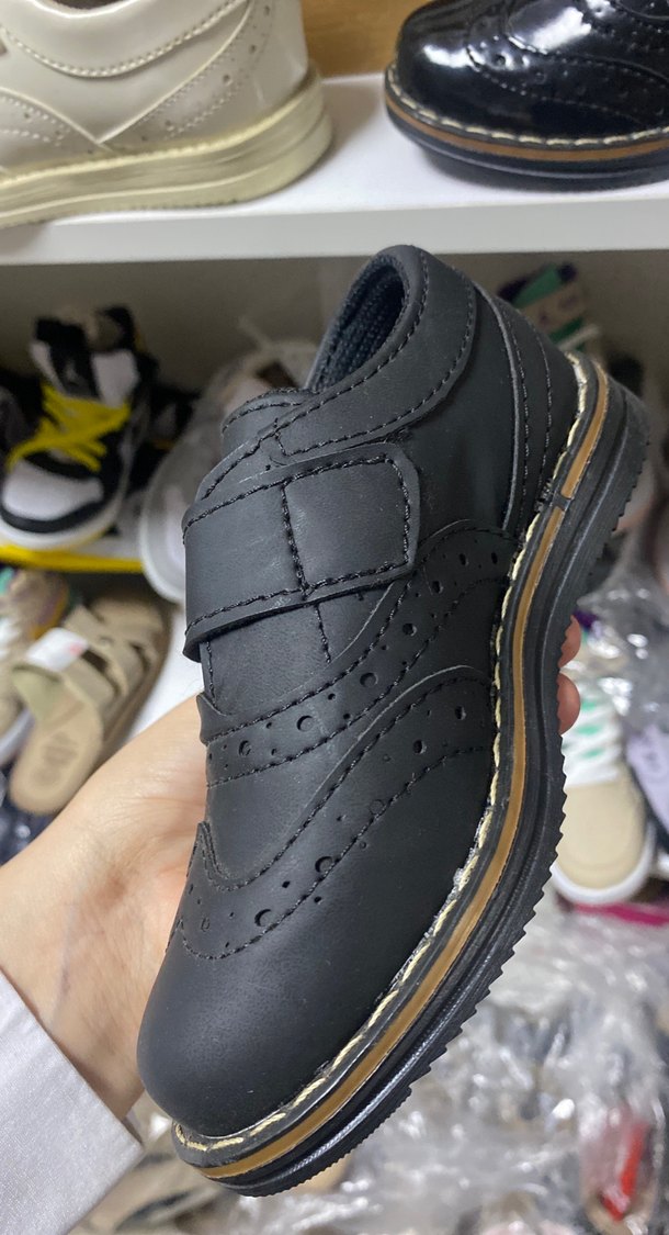 Erkek Çocuk Siyah Cırt Cırtlı Özel Ayakkabı - Görsel 3