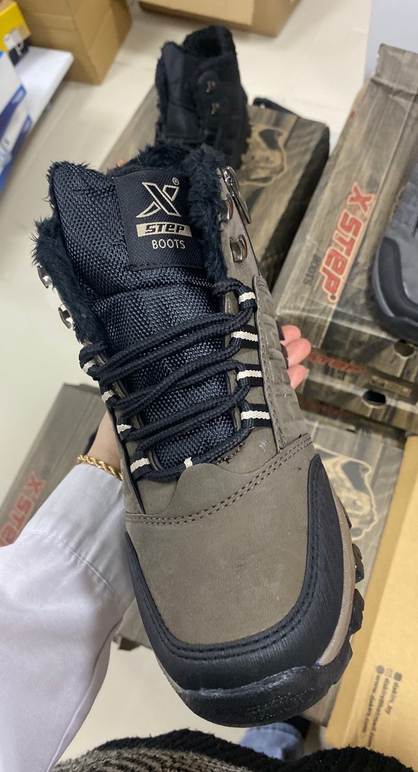 Erkek Kahverengi Outdoor Bot Velcro Bağcıklı - Görsel 3