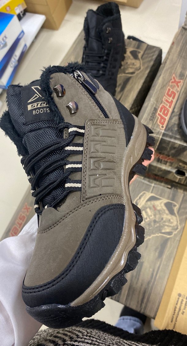 Erkek Kahverengi Outdoor Bot Velcro Bağcıklı - Görsel 4