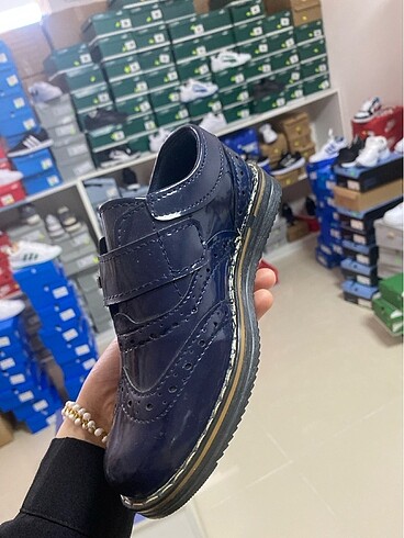 Lacivert çocuk kundura - Görsel 2