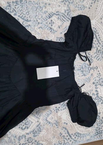 ZARA SİYAH KISA ELBİSE - Görsel 2