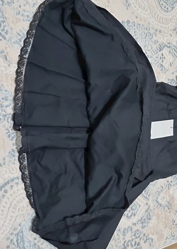 ZARA SİYAH KISA ELBİSE - Görsel 4