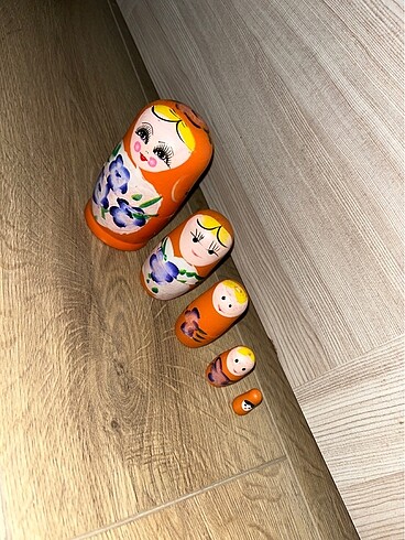 Matruşka bebek 5li - Görsel 2