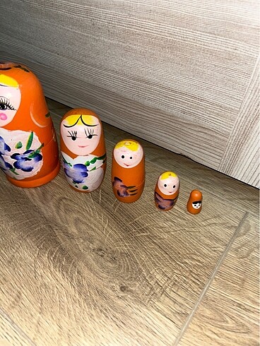 Matruşka bebek 5li - Görsel 4