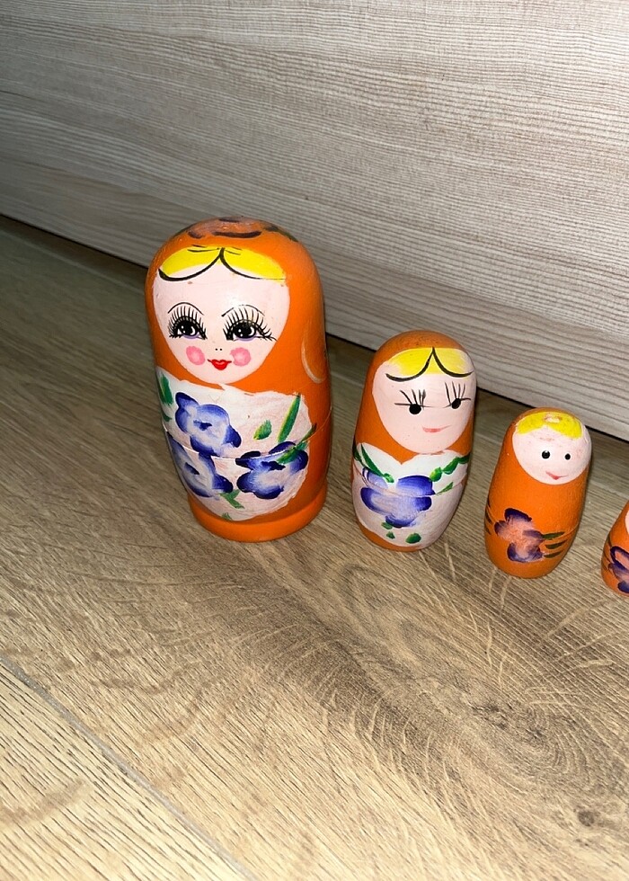 Matruşka bebek 5li - Görsel 3