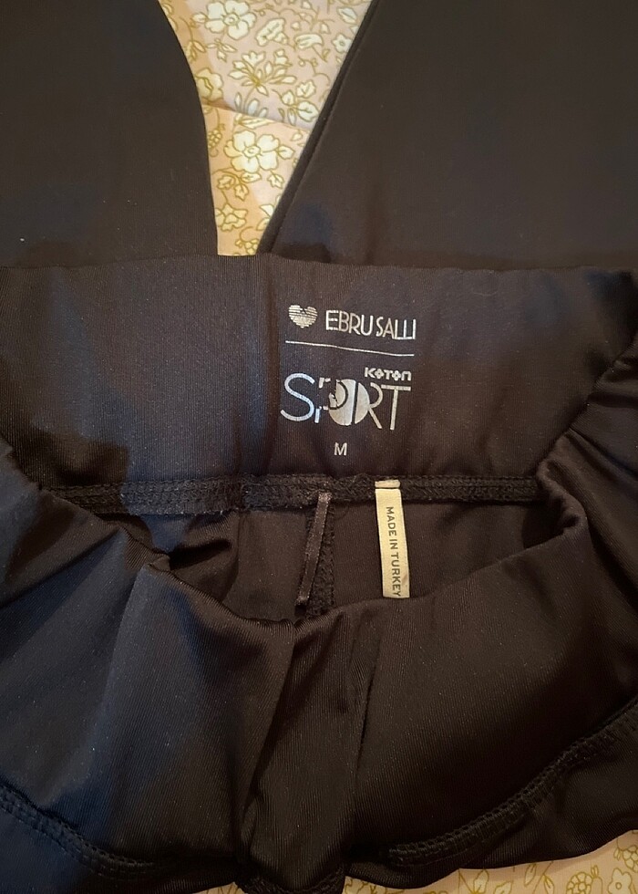 Ebru Şallı Koton Tayt - Görsel 5