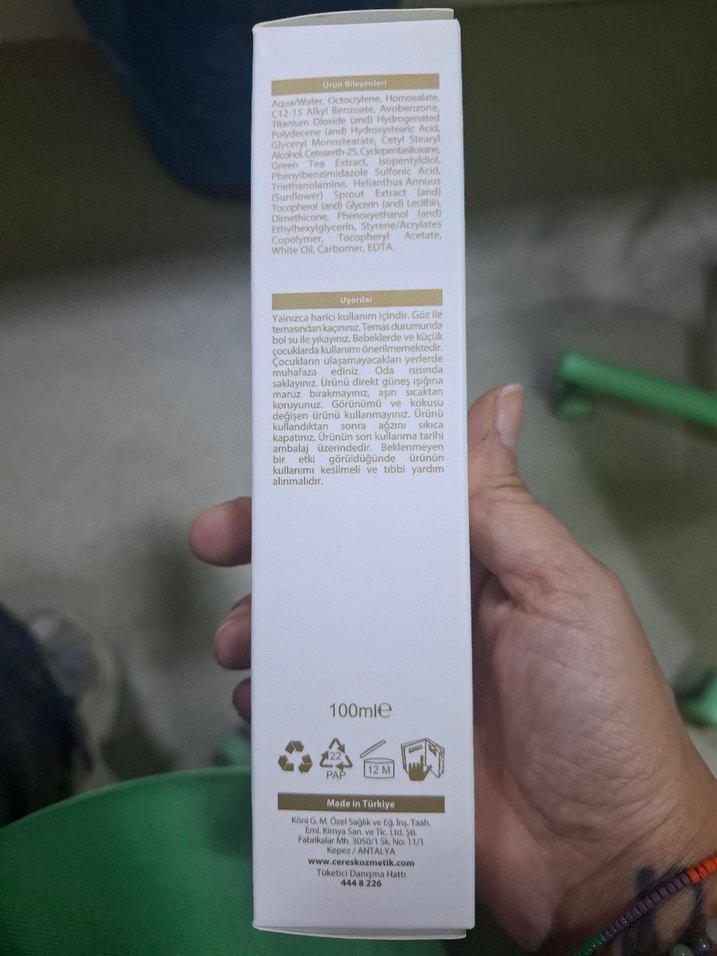 CERES SPF 50 Hücre Koruyucu Güneş Kremi 100 ml. - Görsel 5