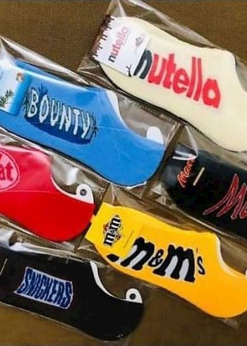 Diğer Renkli Desenli Midi Erkek Çorapları
