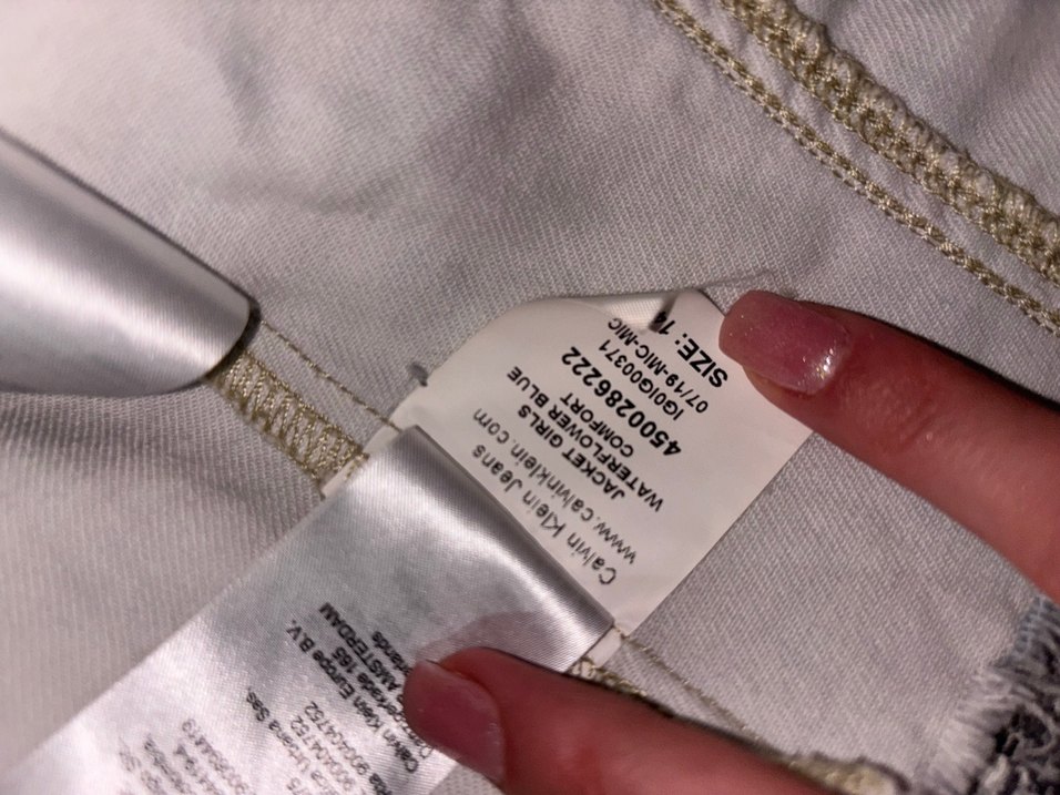 Calvın kleın kot ceket - Görsel 4