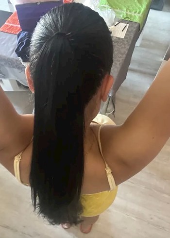 Koyu kahverengi saç peruk - Görsel 4