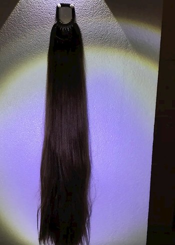 Koyu kahverengi saç peruk - Görsel 3