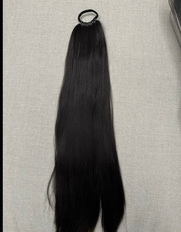 Koyu kahverengi saç peruk - Görsel 2