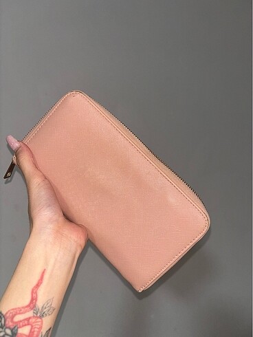 Stradivarius Toz pembe Cüzdan