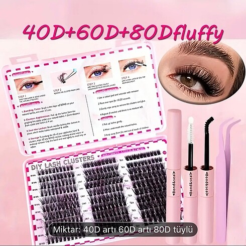 Takma kirpik seti 800 adet