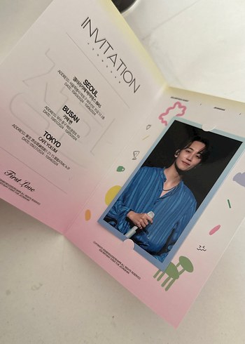Jeonghan Birthday Event davetiye seti - Görsel 4