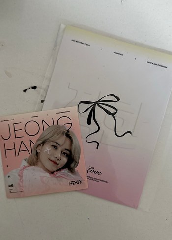 Jeonghan Birthday Event davetiye seti - Görsel 3