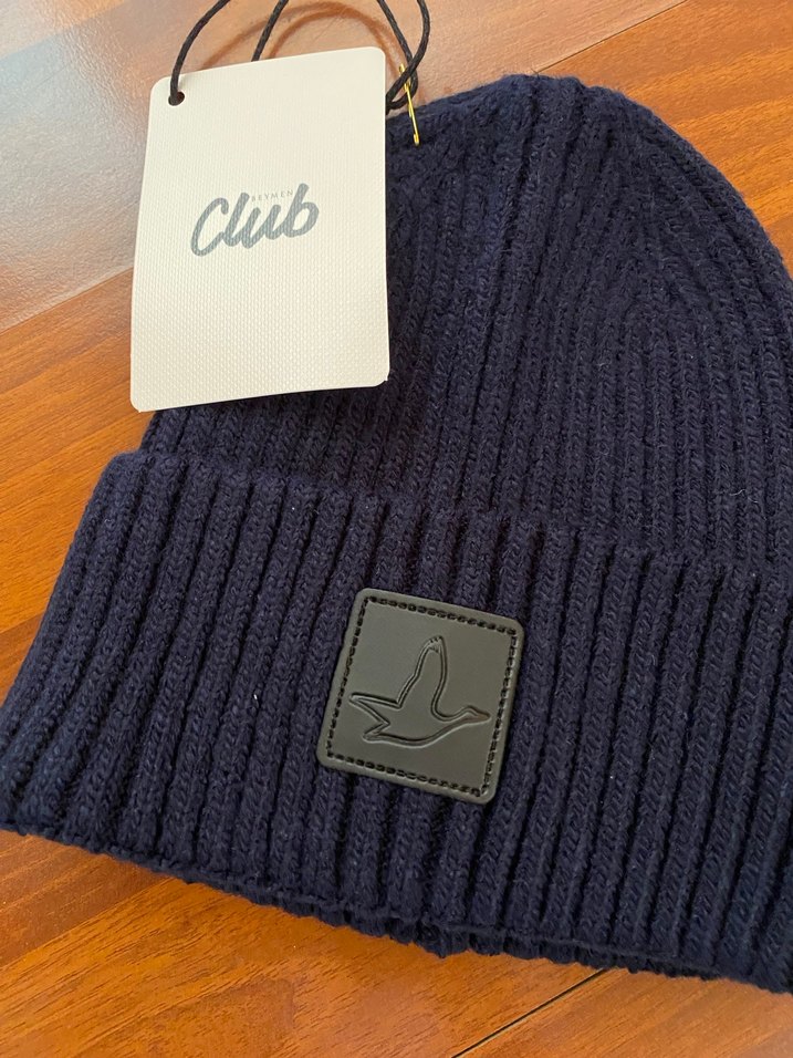 Lacivert Kadın Yün Örgü Bere - Görsel 3