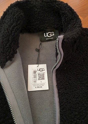 Siyah Fermuarlı kadın Polar Ceket - Görsel 2