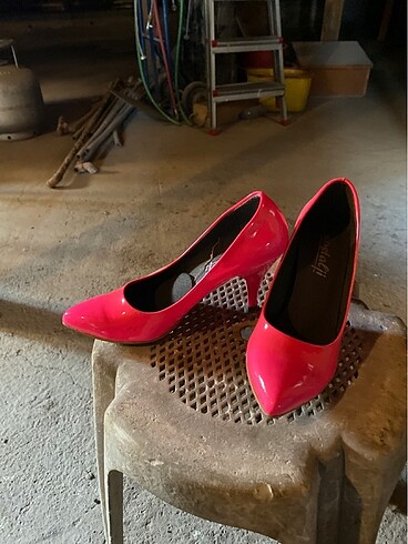 Diğer Neon pembe stiletto