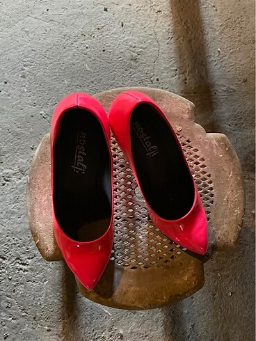 37 Beden pembe Renk Neon pembe stiletto