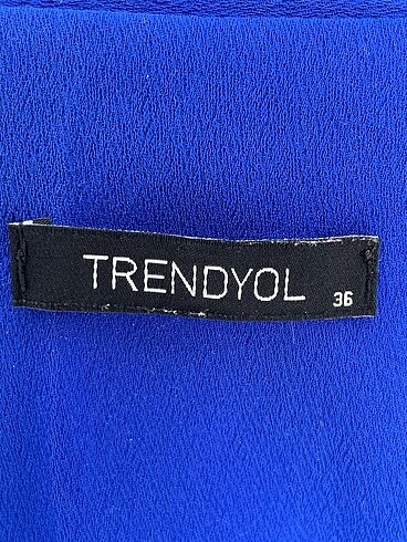 36 Beden lacivert Renk Trendyol & Milla Uzun Tulum %70 İndirimli.