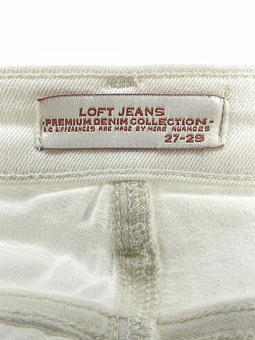 27 Beden beyaz Renk Loft Jean / Kot %70 İndirimli.