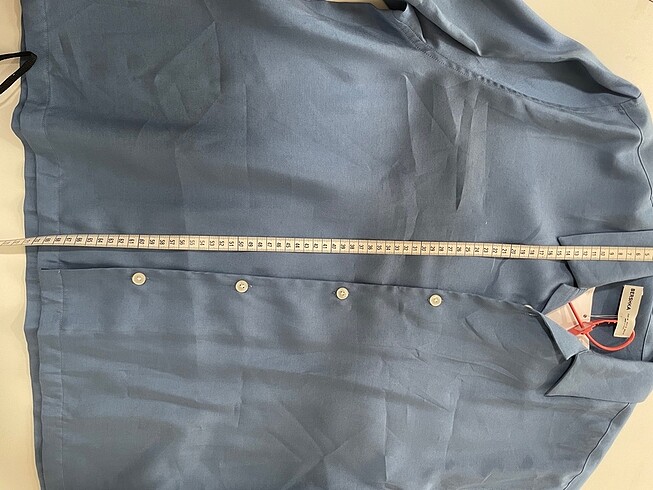 m Beden mavi Renk Bershka orijinal gömlek