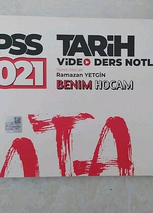 Kpss tarih benim hocam yayını ders notu 2021