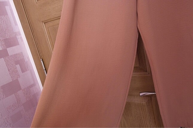 Markasız Ürün Kiremit Rengi Yazlık Pantolon