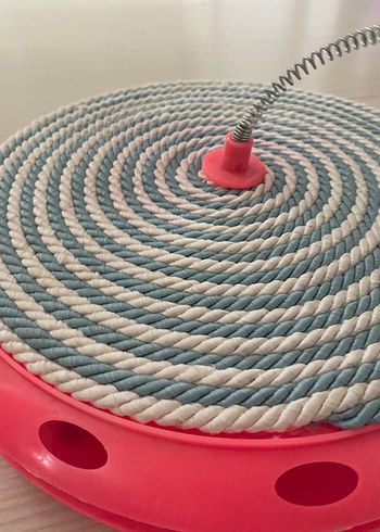 Renkli Pembe Kedi Tırmalama ve Oyun Seti - Görsel 2