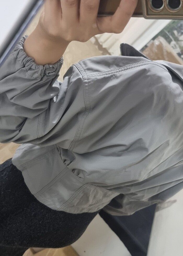 Kısa bomber ceket yağmurluk  - Görsel 2