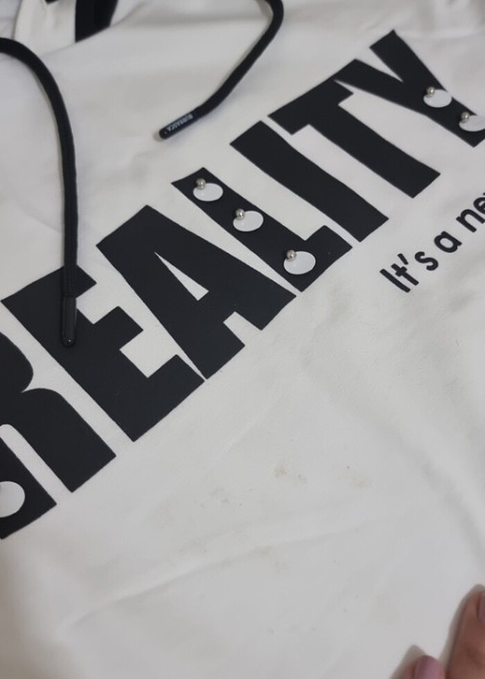 Uzun kapüşonlu sweatshirt - Görsel 3