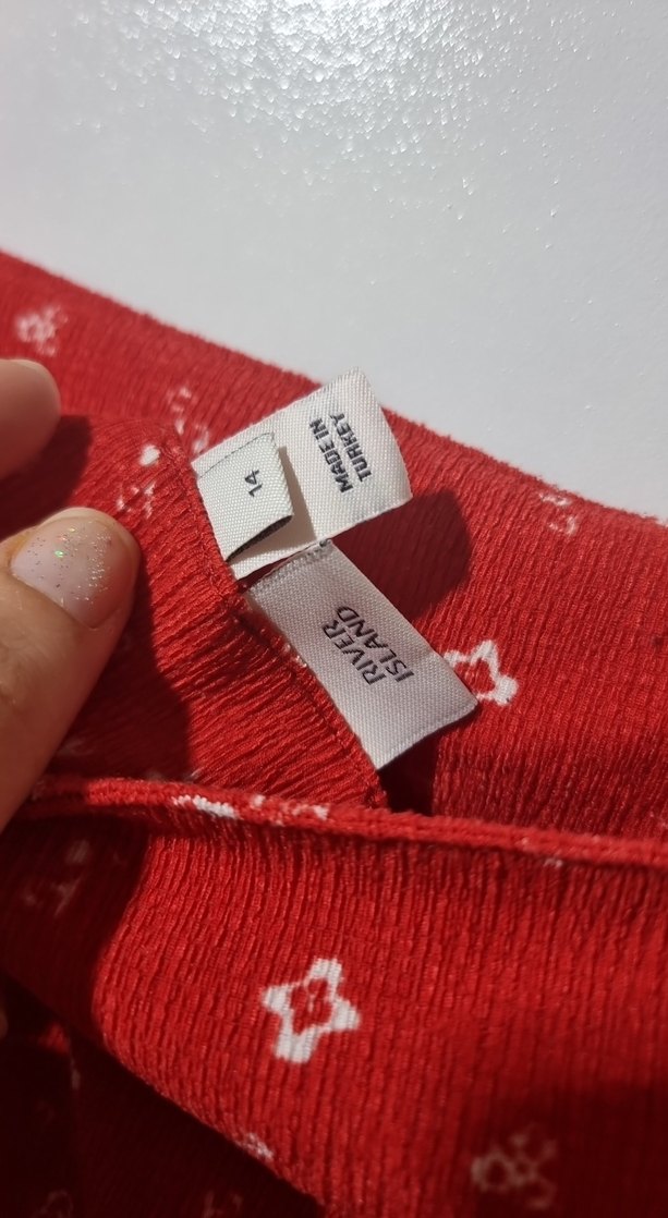 Kırmızı Bohem Elbise - Görsel 2