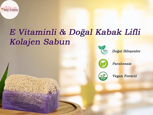E vitaminli Kolajen Sabun (Lifli)