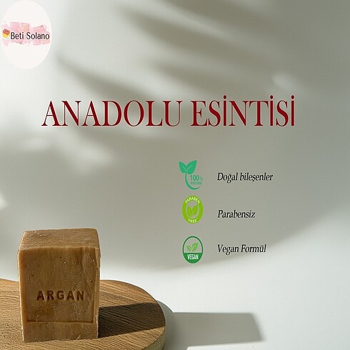 Doğal Argan Sabunu Saç ve Vücut